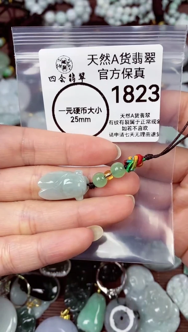 【闪购商品】翡翠颈饰未镶嵌天然A货翡翠1823