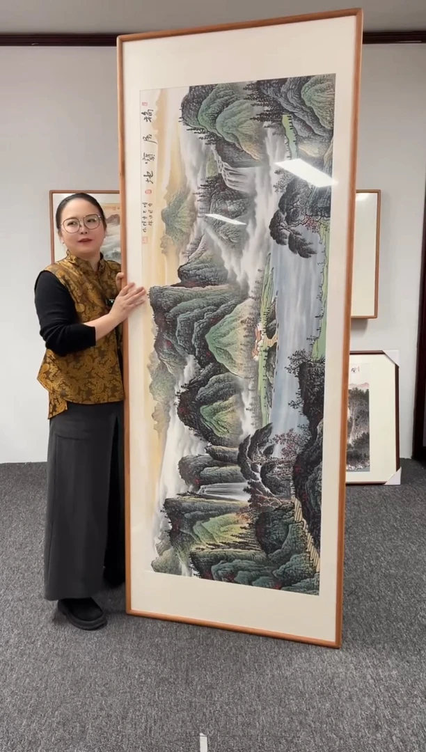 【闪购商品】国画福居宝地210*80刘佳林老师