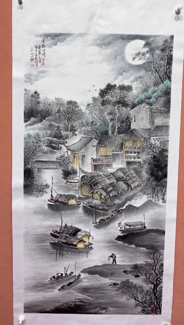 国画师立照老师国画作品