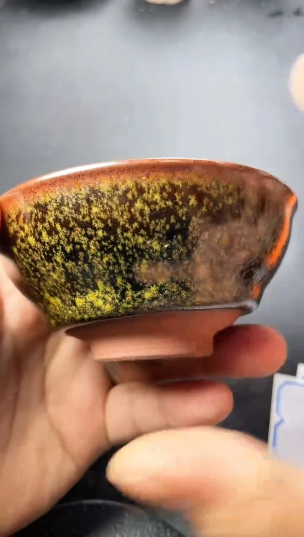 茶盏281叶紫建盏叶紫