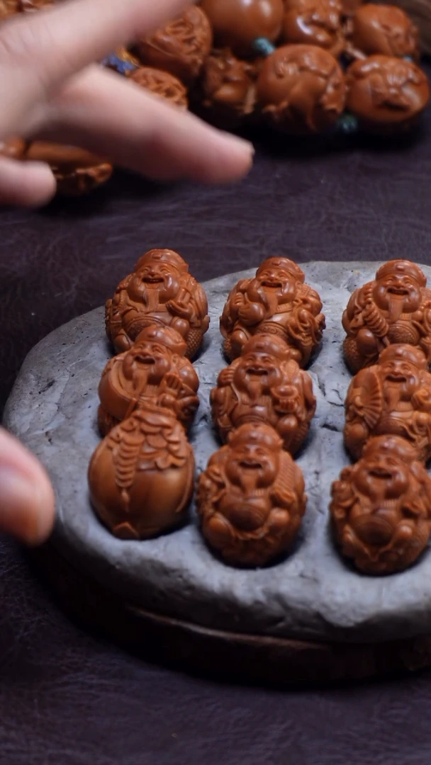 手串/手链橄榄核龙财神