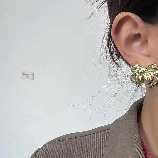 铜合金锆石耳饰 925银针时尚耳环项链原创法式小众ins简约优雅