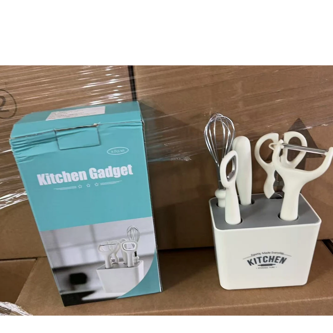 水果刀套装厨房小工具削皮刀刨皮刮皮刀开瓶器收纳架辅食实用组合