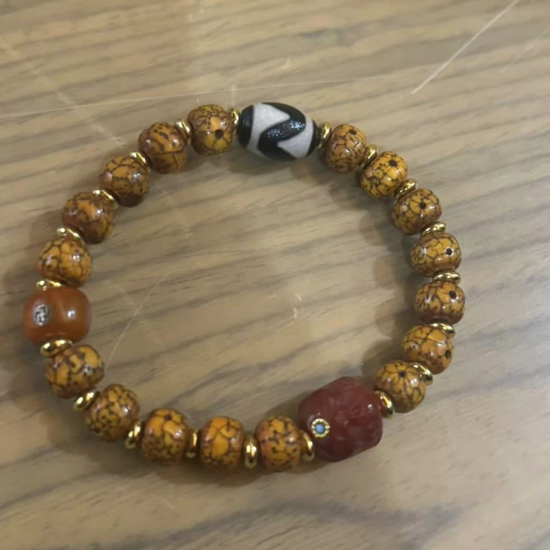 非金属木质手链 复古民族风手串念珠手链05