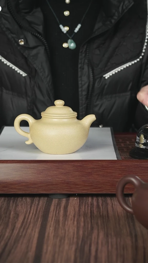 【闪购商品】紫砂茶壶本绿  莲子