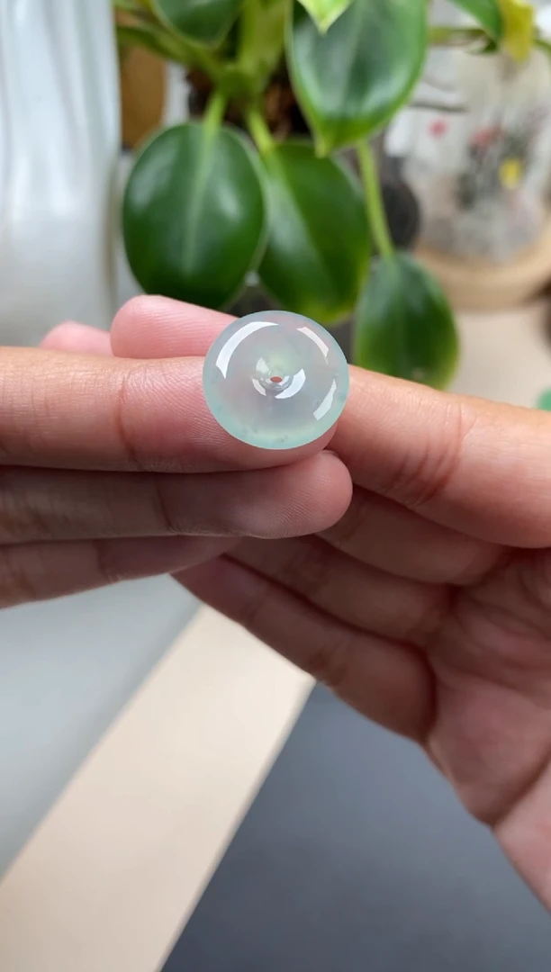 【闪购商品】翡翠颈饰未镶嵌翡翠冰胶平安扣