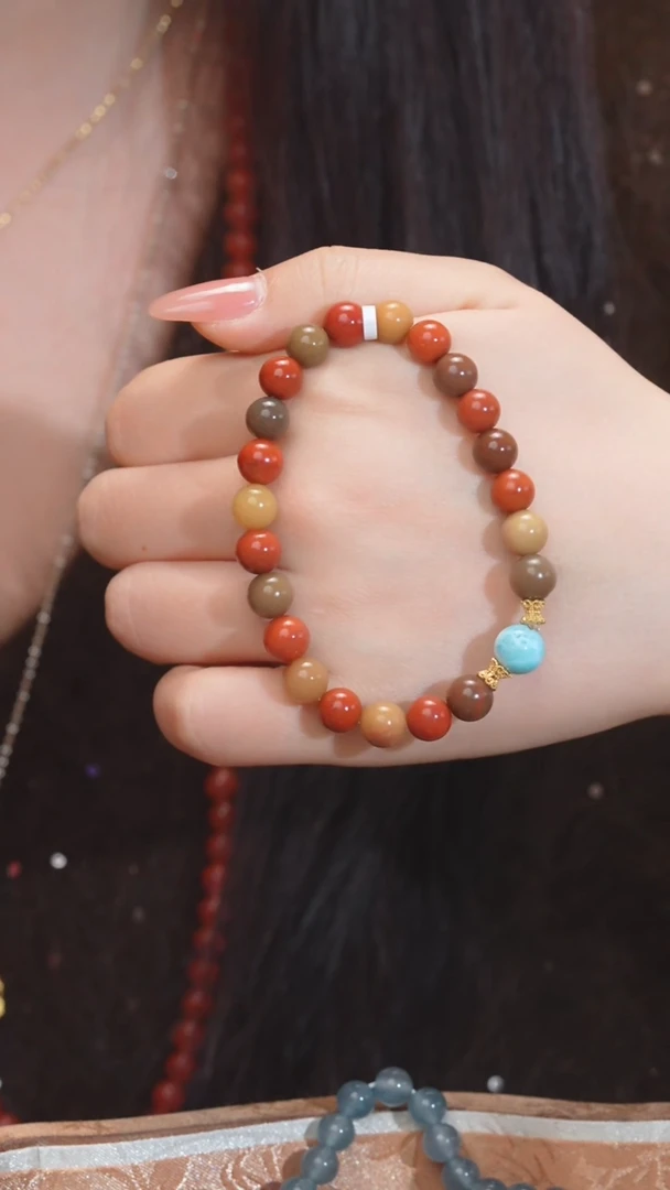 【闪购商品】南红玛瑙手串未镶嵌多样性发 卡7@@W7033