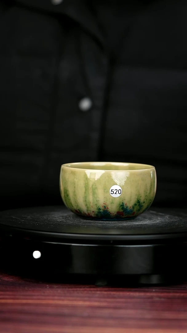 盖碗瓷520#李盼龙一级品原矿钧瓷禅定杯