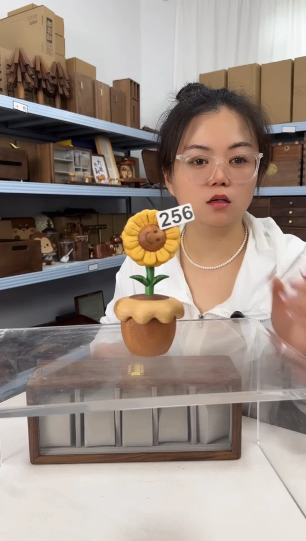 木256号特价实木向日葵摆件