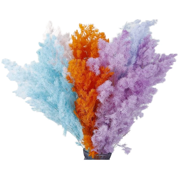 【拍十送一】永生蓬莱松七夕必备家居装饰DIY手工花材真花