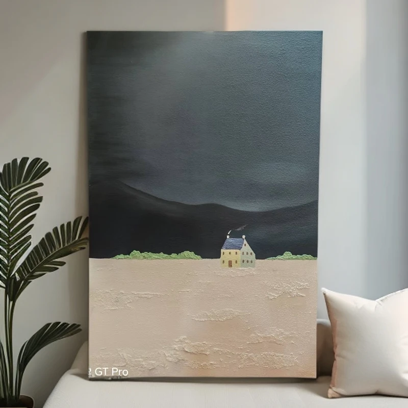 小众抽象风景装饰画可用于客厅卧室玄关入户门