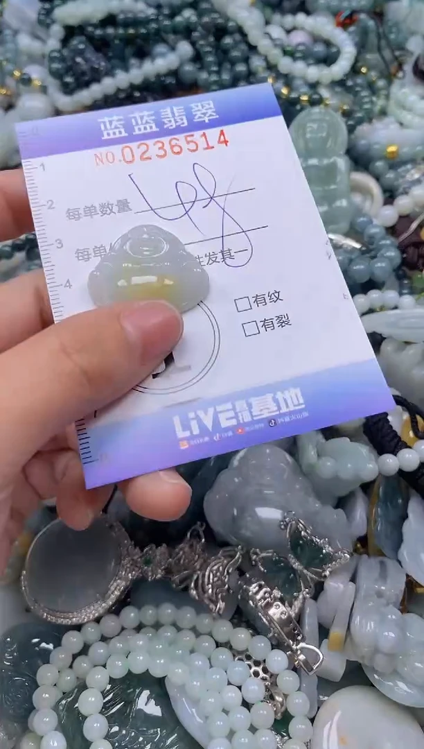 翡翠未镶嵌颈饰闪购0236514