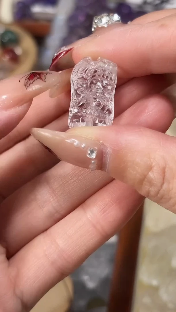 【闪购商品】水晶手串未镶嵌白水晶扎基一个宽卡13-14