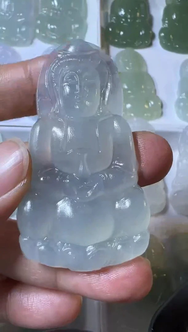 未镶嵌定制翡翠观音