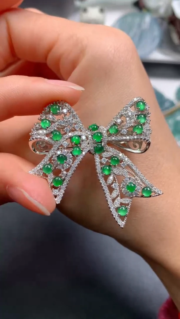 【闪购商品】翡翠颈饰银S925镶嵌YX439