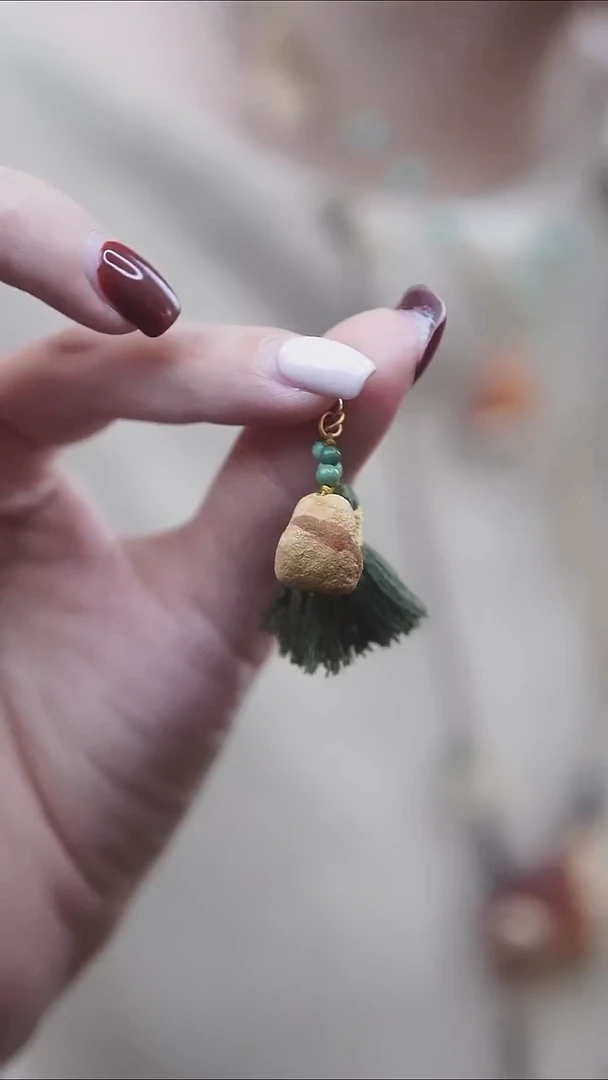 裸石琥珀未镶嵌*蜜蜡提溜*活扣头可拆*百搭手串项链