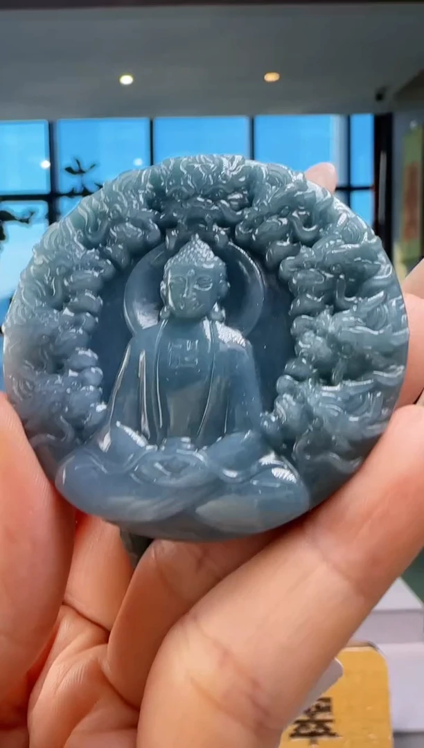 吊坠(赠链)未镶嵌翡翠多样性发其一YJ@@60B7J03757