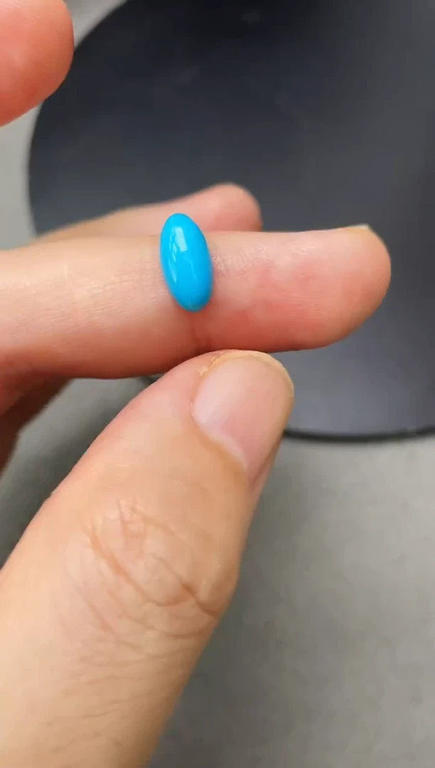 未镶嵌绿松石裸石6*12mm绿松石