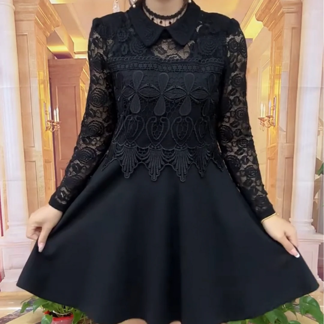 2025年春季新款时尚百搭显瘦韩版连衣裙女y02..