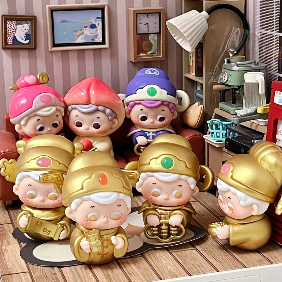 【拆盒】PIDOL有豆必玲系列福神萌粒mini系列盲盒