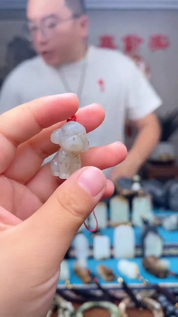 和田玉未镶嵌挂件1