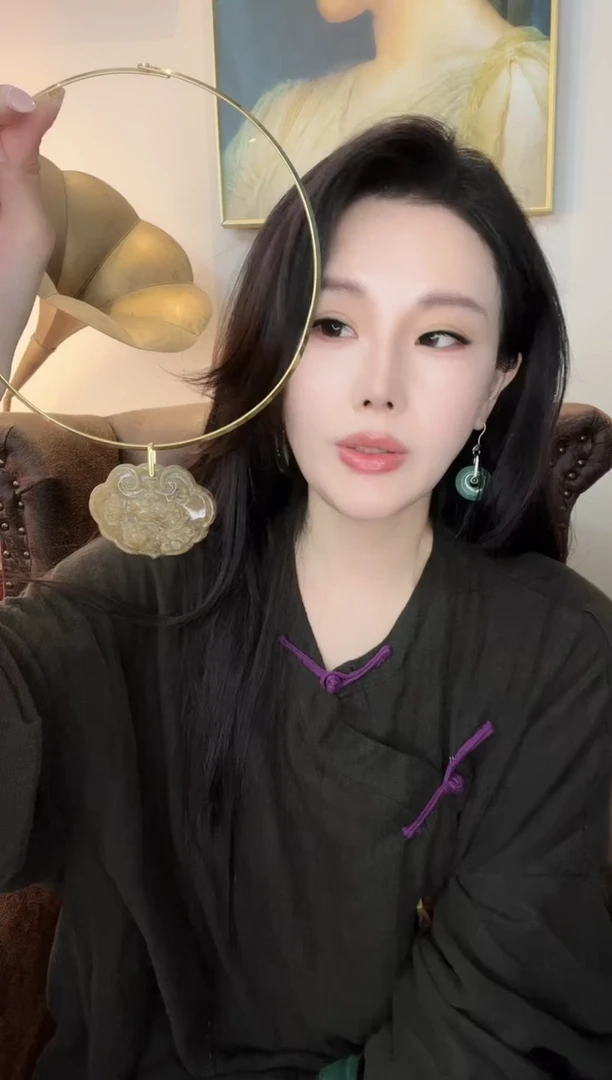 翡翠未镶嵌颈饰茉****g翡翠B794