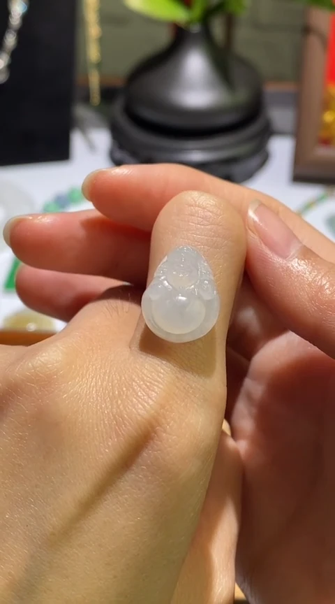 未镶嵌定制翡翠财神~