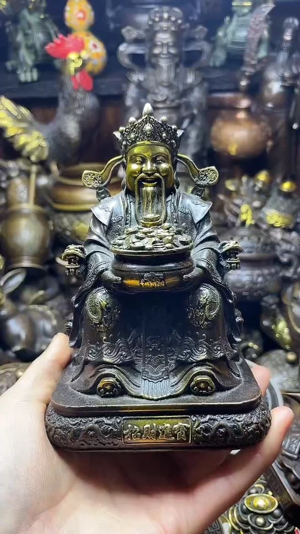 闪购链接，点击下单，有运费险，铜摆件