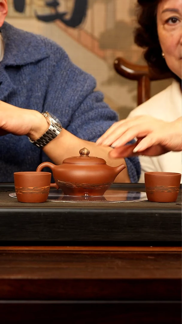 【闪购商品】紫砂茶壶XJZ 底槽清 福圆 210cc