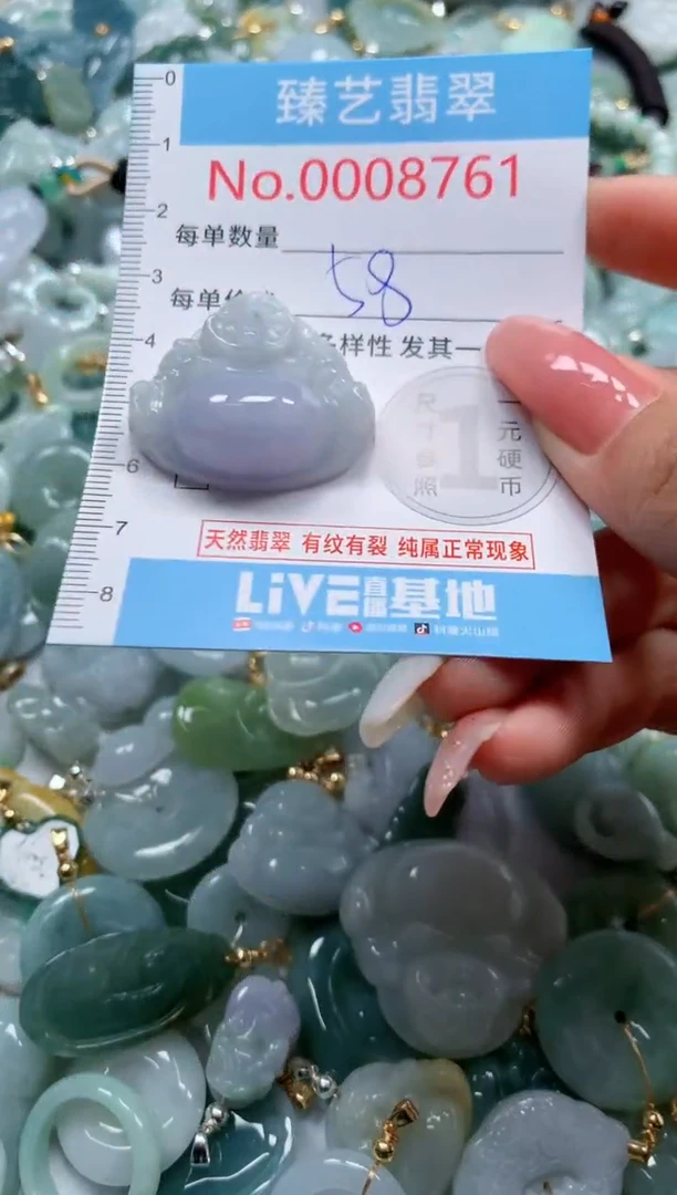 翡翠未镶嵌吊坠(不含链)8761