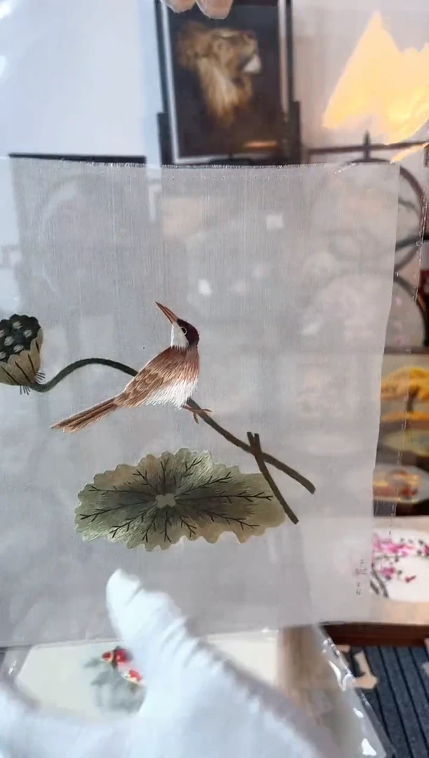 织绣非遗苏绣双面绣片22