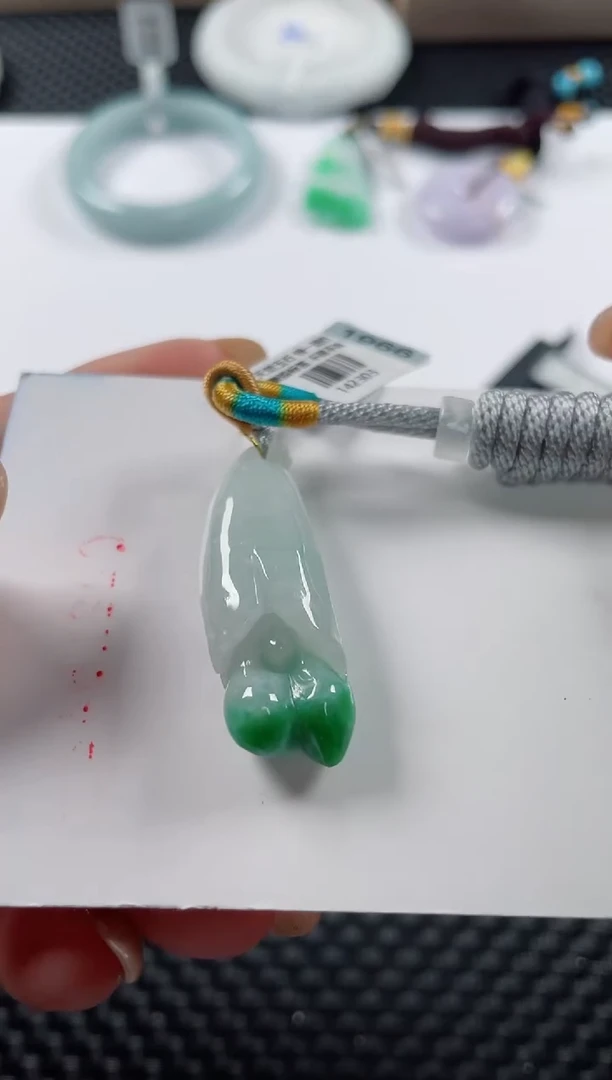 颈饰未镶嵌翡翠基地发货H  4474