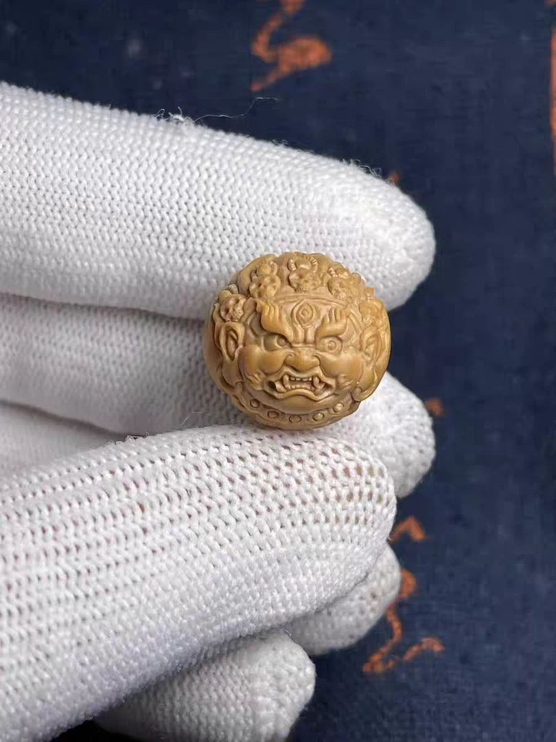 【猴头雕刻单珠】单颗 配饰文玩手串猴头核桃