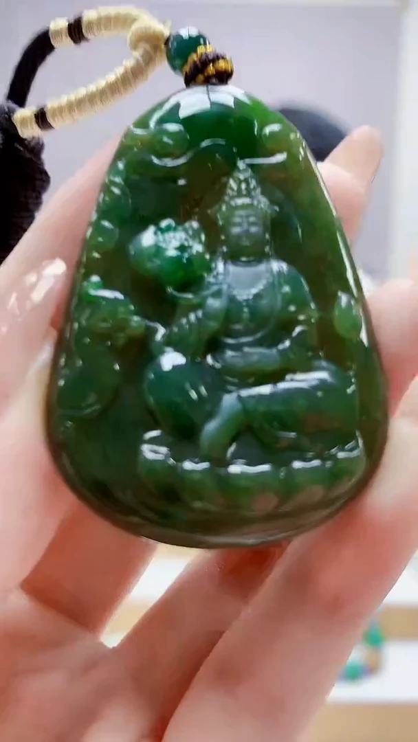 未镶嵌定制翡翠4898jw-毛货挂件178