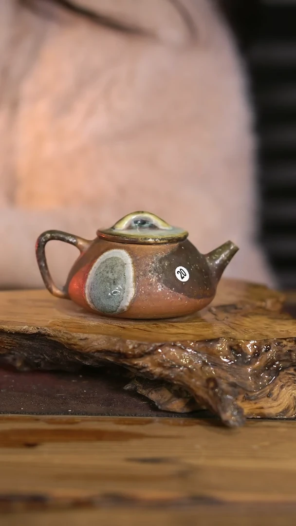 景德镇纯柴烧 石瓢壶 20