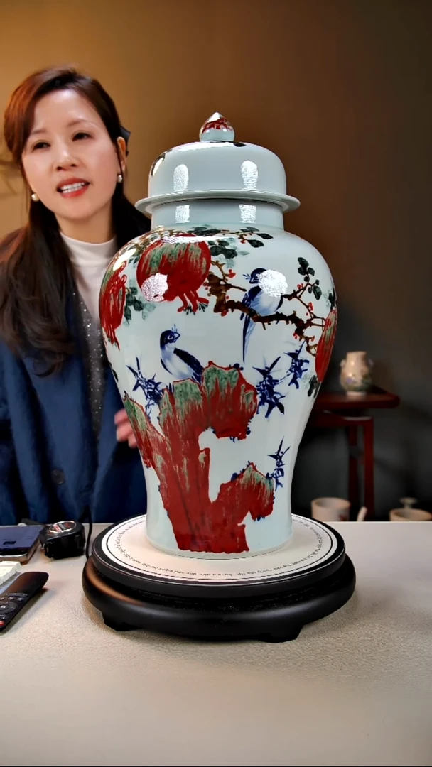 摆件陶景德镇手绘陶瓷45