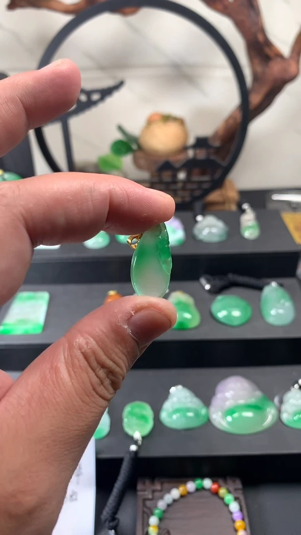 颈饰未镶嵌翡翠所见即所得，一图一物
