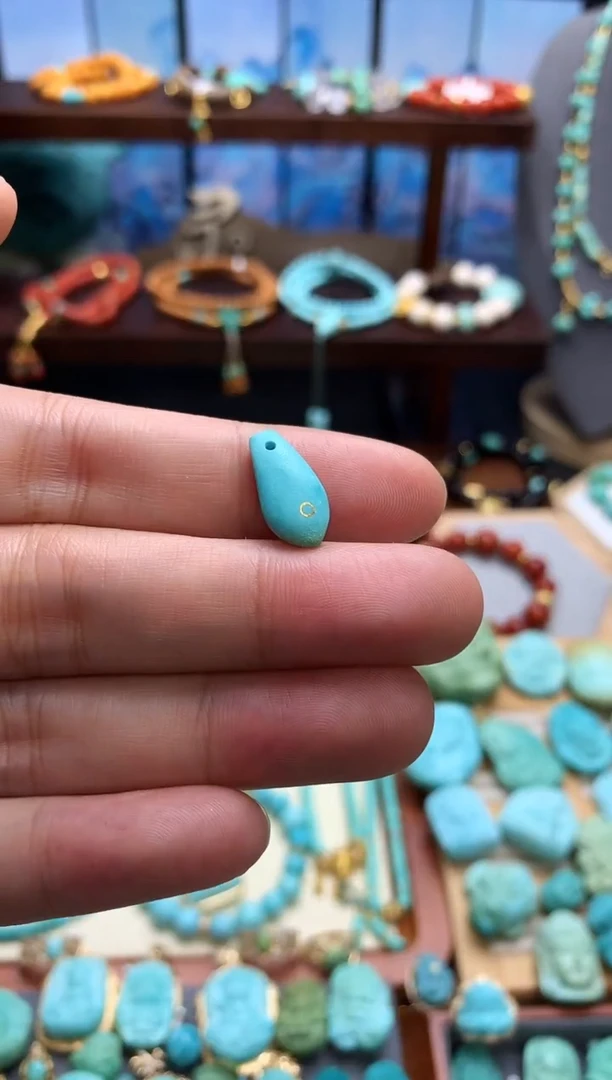 未镶嵌绿松石挂件卡子