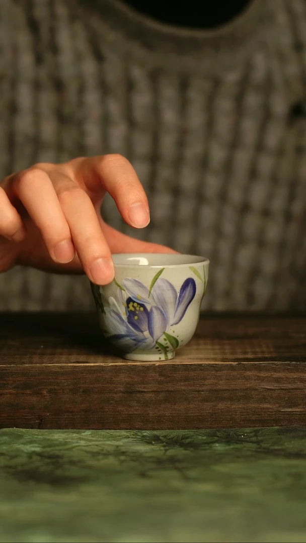 青诗集手工手绘瓷器青诗集手工手绘瓷器