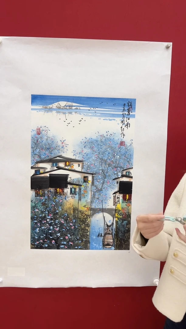 国画张国红老师画作