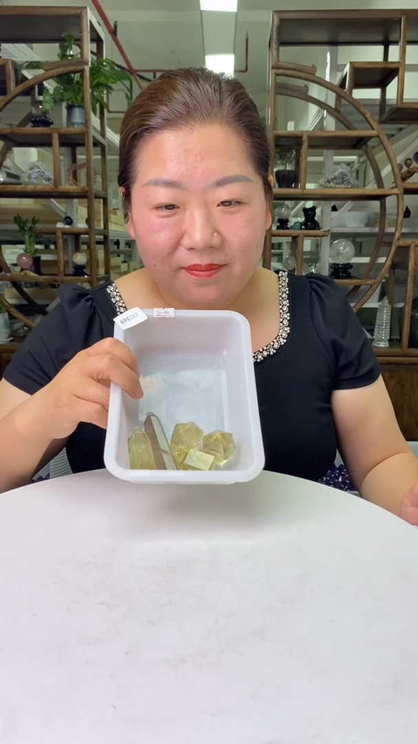 柱子未镶嵌水晶黄水晶柱子D369多样性发其一