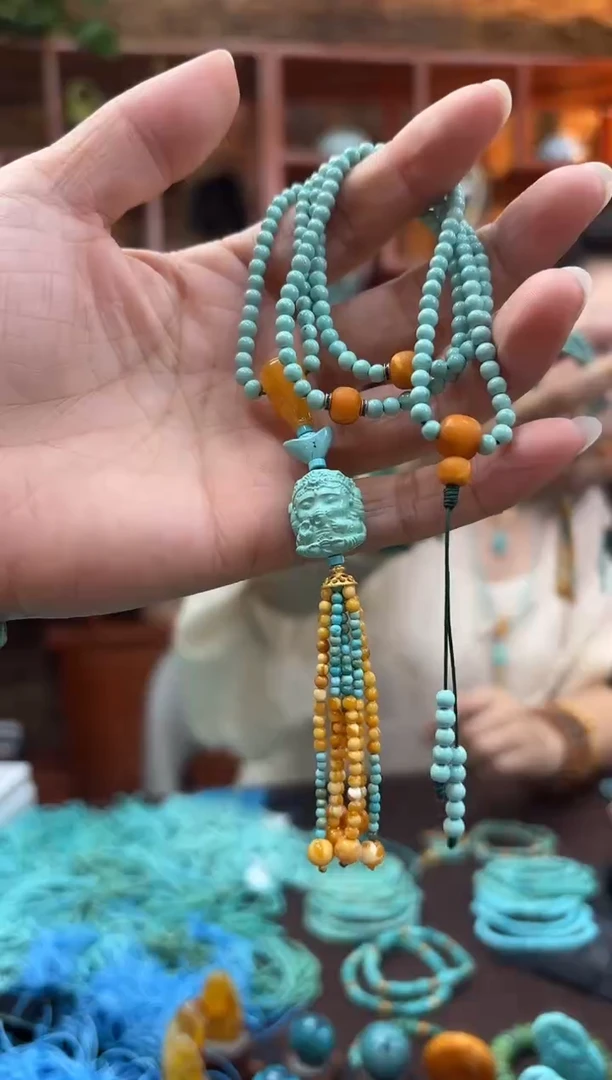 绿松石未镶嵌颈饰多样性发一件开业破价福利姐姐同款项链