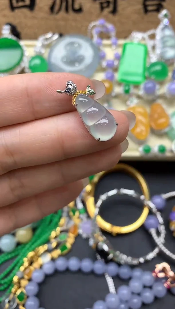 【闪购商品】翡翠颈饰18K金镶嵌243-中国好珍宝