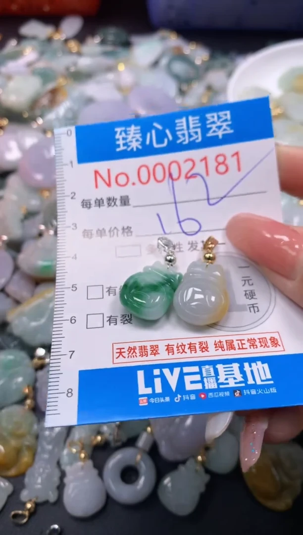 翡翠未镶嵌颈饰2181