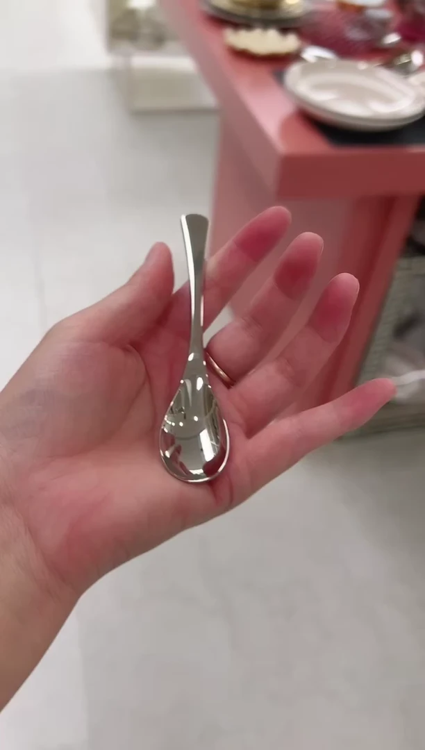 瓷则武 咖啡勺甜品勺12cm 2个