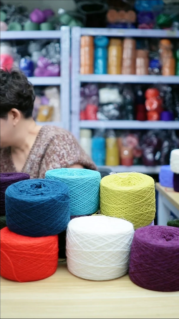 貂毛欢姐手编线A924