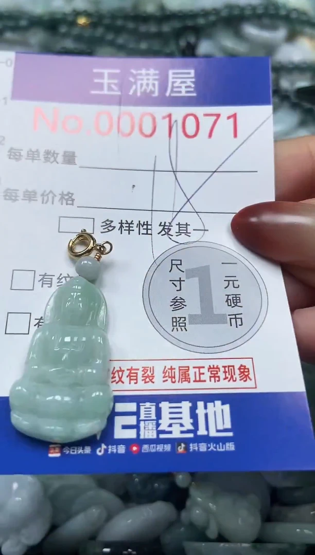 颈饰未镶嵌翡翠1017