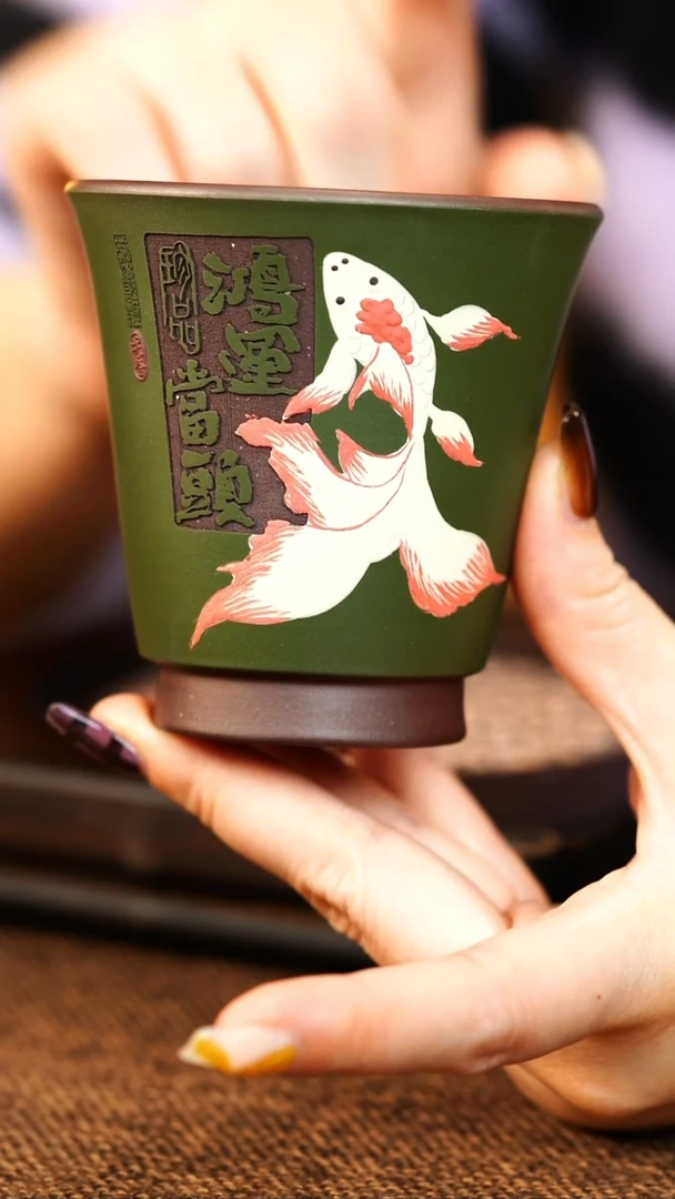 茶杯紫砂宜兴原矿紫砂