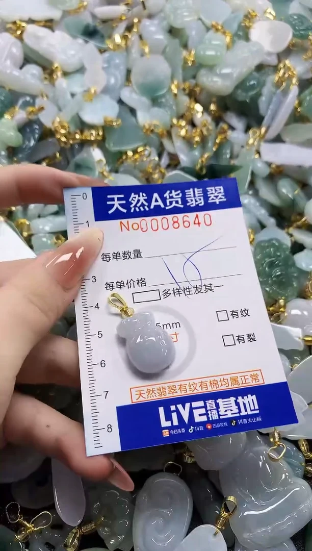 颈饰未镶嵌翡翠天然A货翡翠