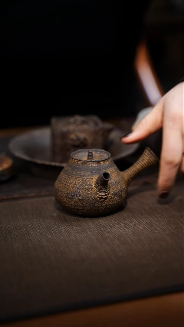 全手工制作  南蛮侧把壶130cc